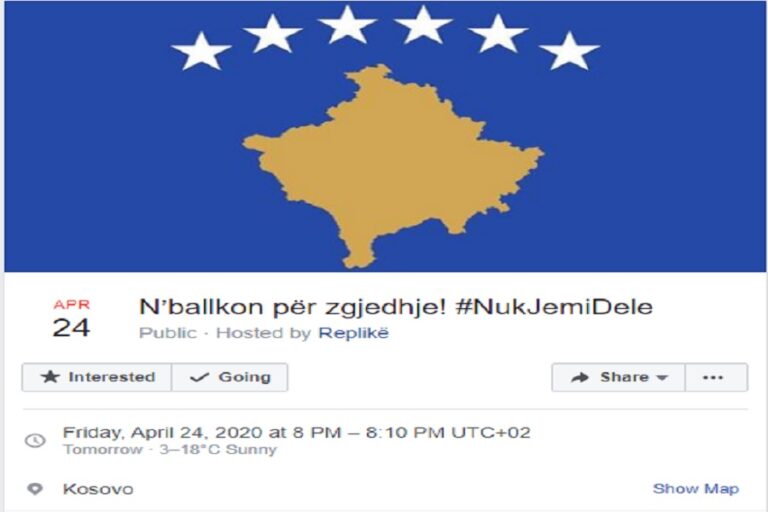 “Nuk jemi dele”- Kosova proteston në ballkone për zgjedhje të reja pas pandemisë COVID-19