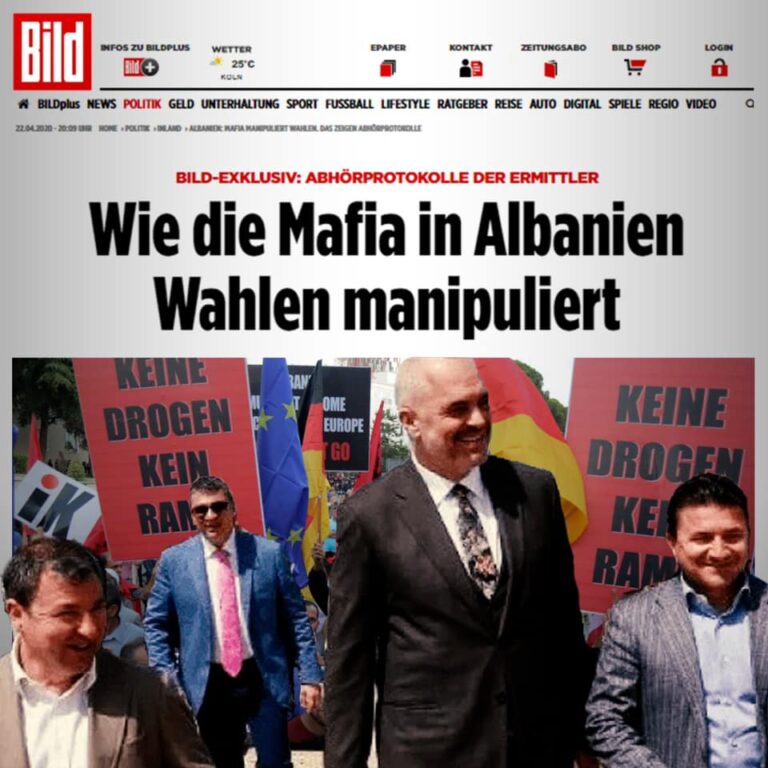Tërheqja e Ramës nga padia kundër “Bild”, PD: Drejtësia gjermane nuk të fal. Do dilnin fakte të tjera mafioze për blerjen e votës