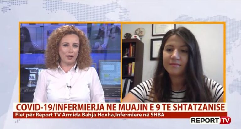 Infermierja shqiptare shtatzënë që vijon luftën me COVID-19: Detyrim moral! Ua dedikoj të gjithë bluzave të bardha (VIDEO)