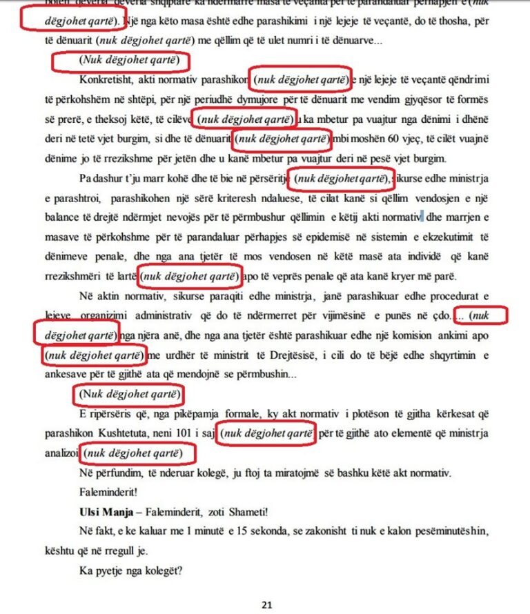 Çfarë po votojnë deputetët? Skandali me rrëzimin e dekreteve të Presidentit, në procesverbal shkruhet: Nuk dëgjohet qartë
