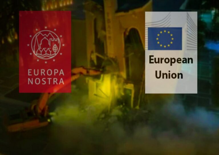 Sekretarja e Përgjitshme e “Europa Nostra” apel liderëve të BE: Dënoni shembjen e Teatrit Kombëtar në Tiranë
