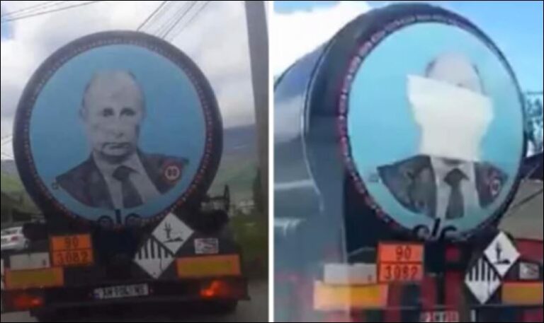 Ngjarja e pazakontë/ Serbët me foto të Putinit e Karaxhicit ecnin me kamione përmes Kosovës, ndalohen nga policia