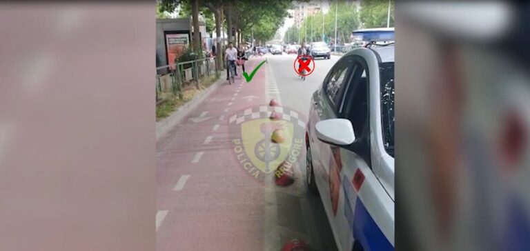 Aksion gjobash për biçikletat, gjobiten 36 drejtues që ecnin jashtë korsive