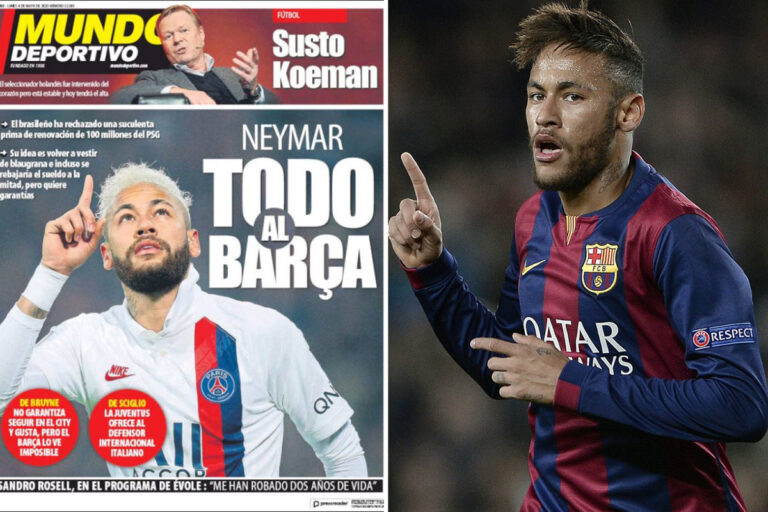 Neymar heqë dorë nga 100 milionë euro për t’u transferuar te Barça