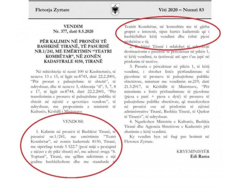 Edi Rama “nderon” arkitektin Maks Velo, sot në ditën e varrimit i hap rrugën shembjes së Teatrit….