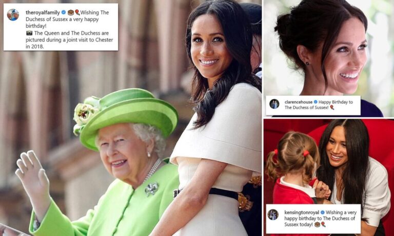 Mbretëresha nuk i mban mëri Meghan Markle, e uron për datëlindje duke e quajtur…