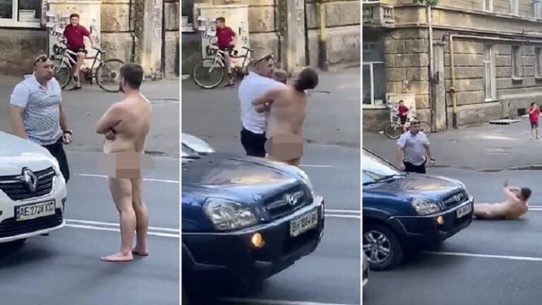 Doli nudo para makinave, shoferi ”tërbohet” dhe…(VIDEO)