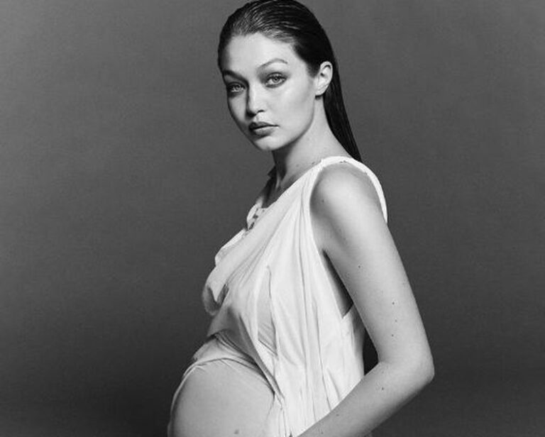 Gigi Hadid pozon me barkun e rrumbullakosur: Duke rritur një ëngjëll (FOTO)