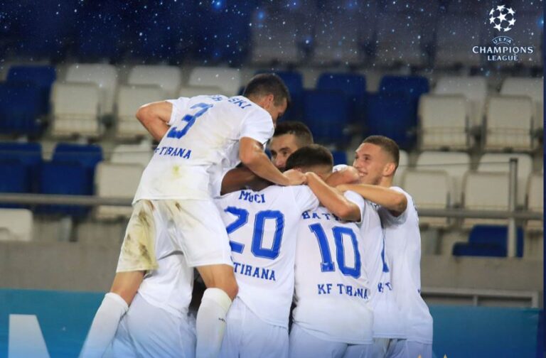 Tirana kualifikohet në Gjeorgji dhe do ndeshet me ekipin e njohur serb në turin e dytë të Champions League (VIDEO)