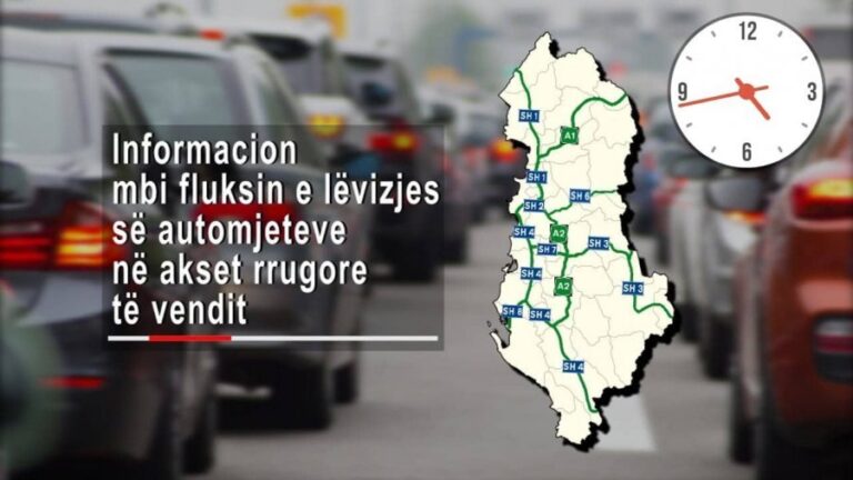 Kthimi nga zonat bregdetare, Policia publikon grafikun: Si është situata në rrugët kryesore