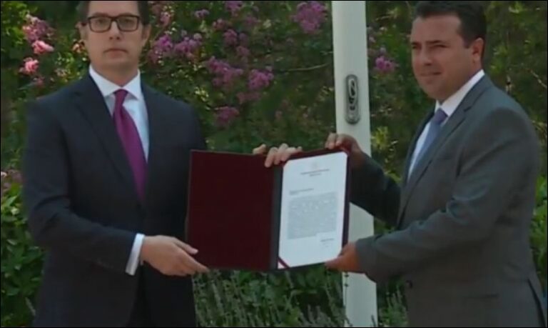 Zaev merr mandatin për formimin e qeverisë së re, 20 ditë kohë për të siguruar shumicën parlamentare