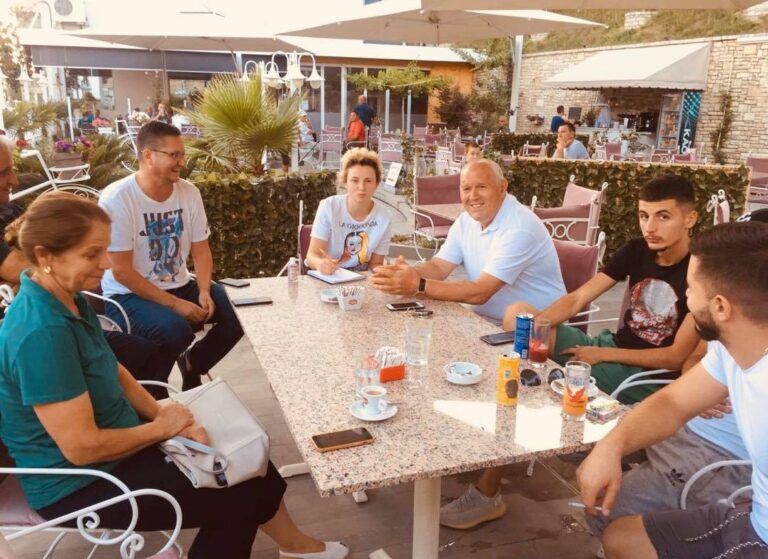 Xhixho takon strukturat e LSI në Shkozë: Ndryshimi do të vijë nga fuqia e votës më 25 prill