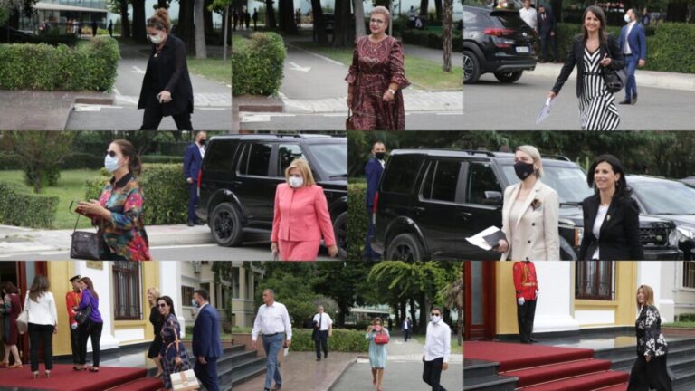 ”Tapeti i kuq” në Kuvend, tek zonjat deputete dhe ministre dominon ngjyra e zezë (FOTO)