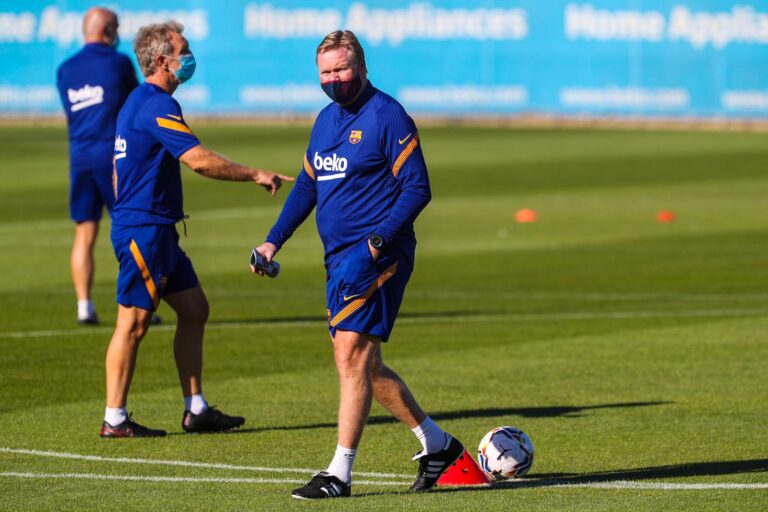 Barcelona fillon stërvitjet me Koeman, Messi vijon të mungojë