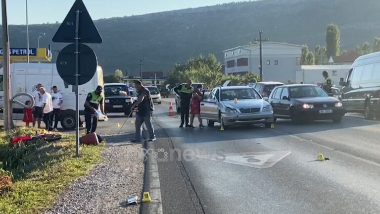 Aksident në autostradën Lezhë-Shkodër, plagoset drejtuesi i motoçikletës