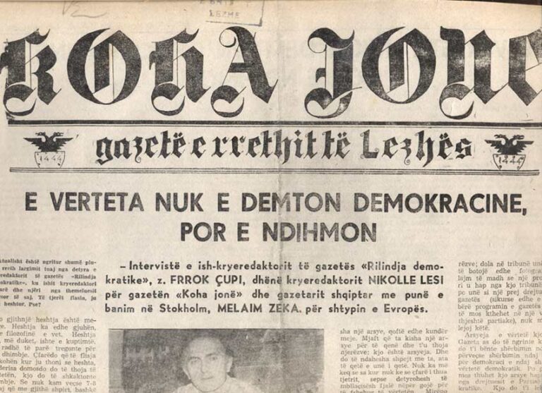 Ja ç’mendonte Frrok Çupi për Sali Berishën 29 vite me parë, me 9 gusht 1991