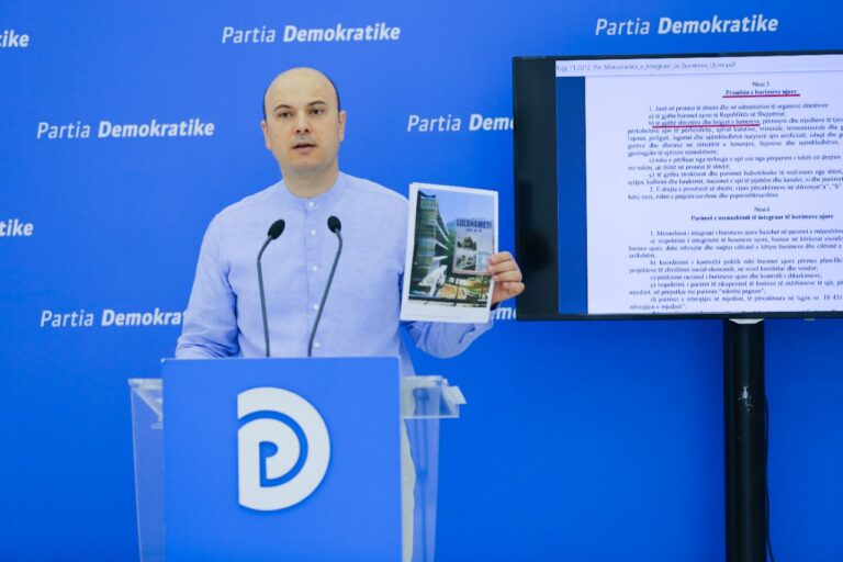 Objekt 6-katësh mbi “Ujin e Ftohtë”, PD padi penale ndaj Tërmet Peçit dhe Zamir Dedejt