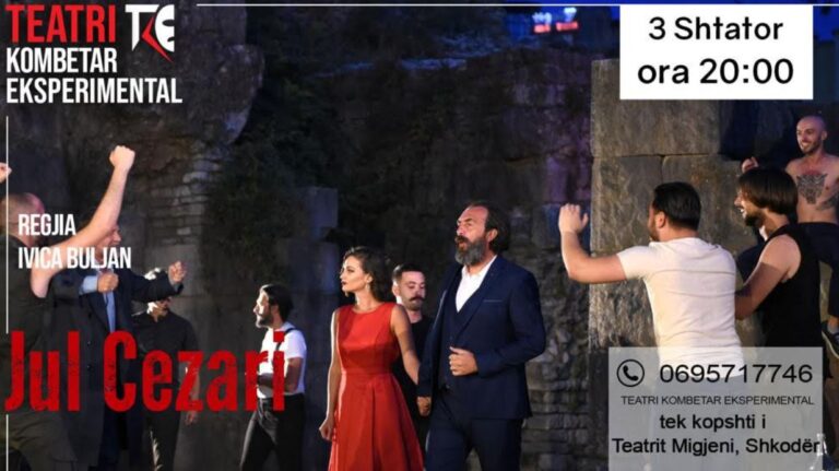 “Jul Çezari” i Teatrit Kombëtar Eksperimental, sot në Berat