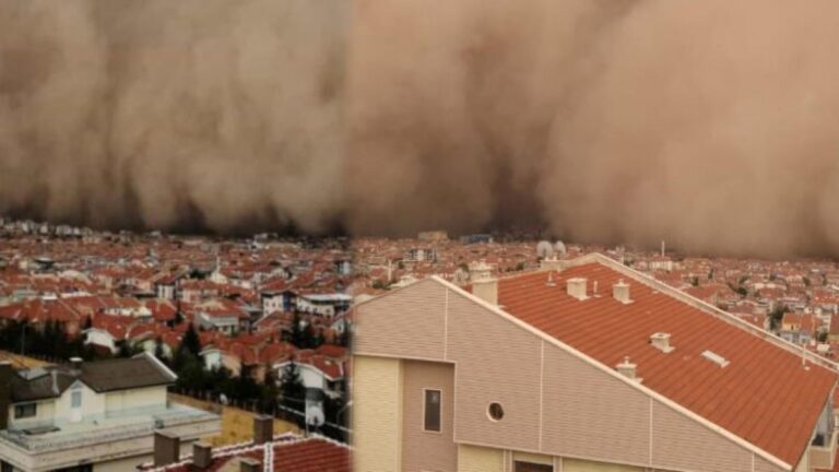 Pamjet apokaliptike, Ankara goditet nga stuhia e rërës, 6 të plagosur