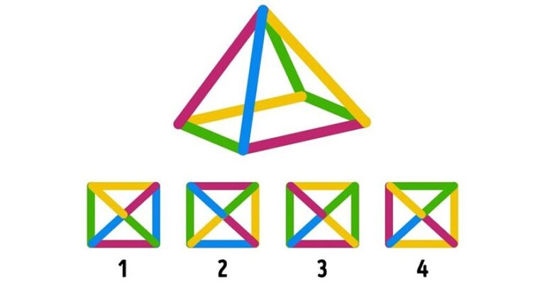 Cila është pamja nga lart e kësaj piramide? 95% e njerëzve gabojnë