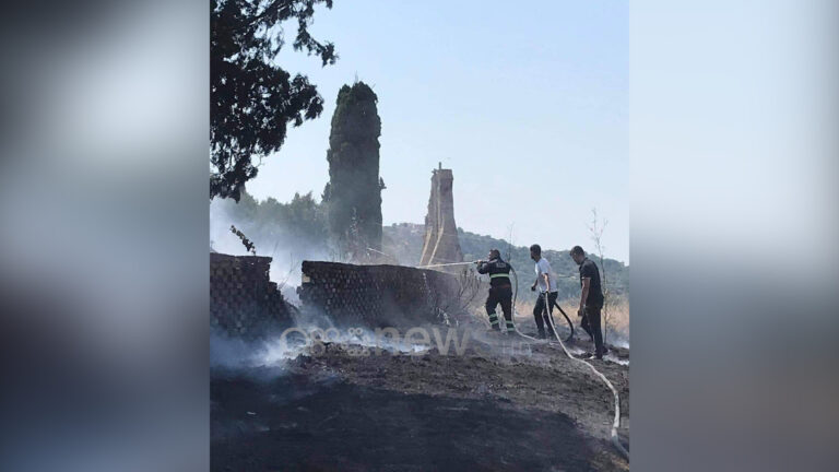 Qirinjtë i vënë zjarrin varrezave të Mesopotamit, rrezikoi të digjet edhe kisha historike