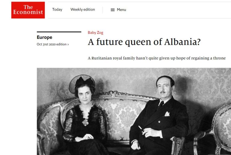 “The Economist”: Një Mbretëreshë e ardhshme e Shqipërisë?