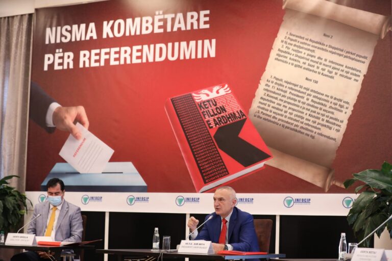 Presidenti Meta: Referendumi, arma në dorën e qytetarëve për kontrollin e politikës