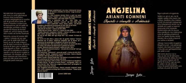 ”Angjelina Arianiti Komneni-shpirti i Shenjtë i Arbërisë”, nga Zenepe Luka