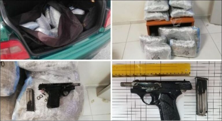 Policia greke kishte informacion, e ndaloi dhe zbuloi lëndën e ndaluar në makinën e shqiptarit