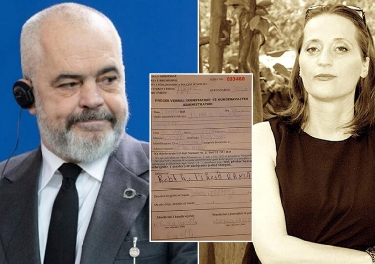 Aktivistja shpërthen pas gjobës: Robt ku t’i kesh Edi Rama