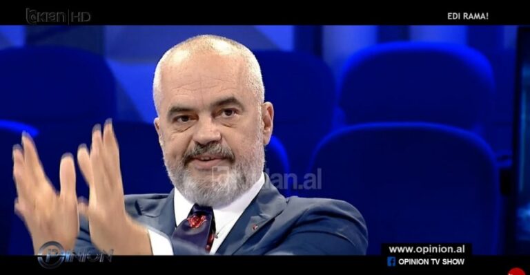 Kryeministri Rama shfaqet i acaruar dhe i tërbuar te Blendi Fevziu