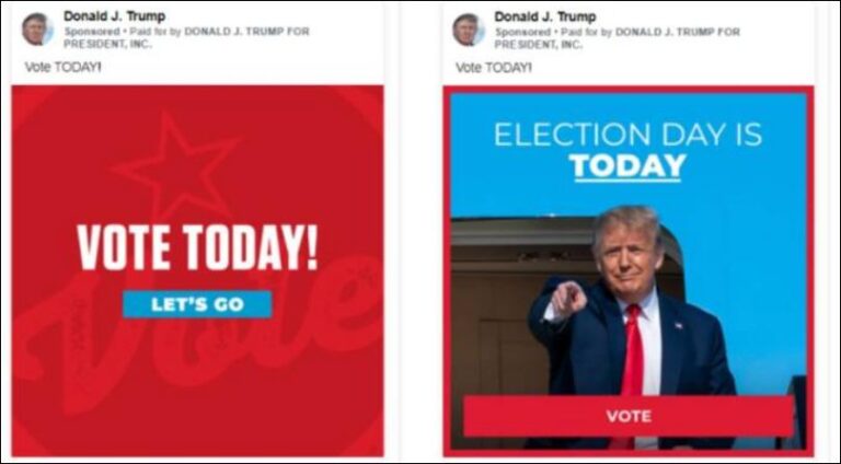 Facebook “censuron” Trump, heq njoftimet në faqen e presidentit ku thuhej “Voto sot!”