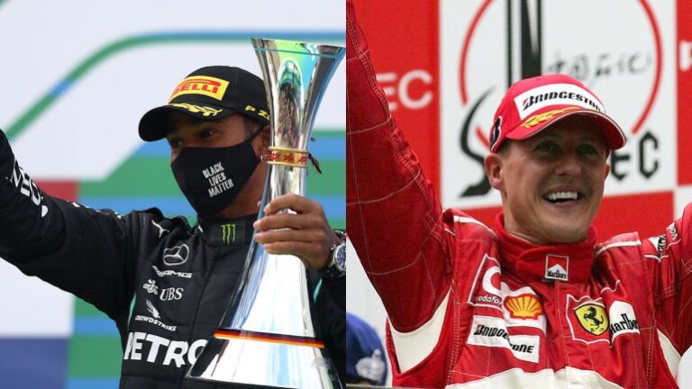 Historike në Formula 1/ Hamilton thyen rekordin e Schumacher, merr fitoren e 92-të në karrierë