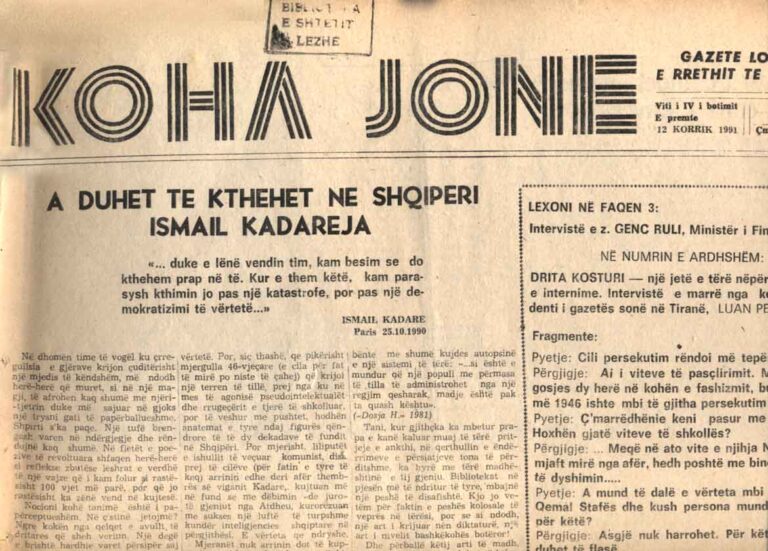 A duhet të kthehet në Shqipëri Ismail Kadare