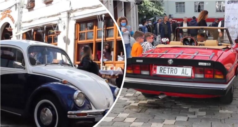 Makinat e historisë zbresin në pazarin e Gjirokastrës, koleksioni zgjon kureshtjen e qytetarëve