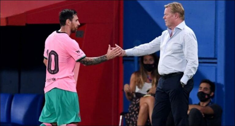 Holandezi katalanas, Koeman: Messi madhështor, mund të përmirësohet akoma