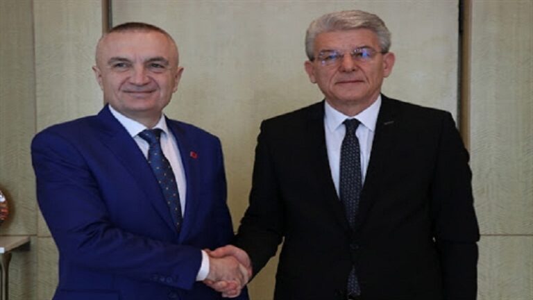 Presidenti Meta pret në Presidencë kreun e shtetit boshnjak, Shefik Xhaferoviç