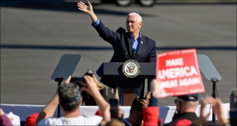 Bashkëpunëtori i tij me Covid, Mike Pence nuk ndërpret fushatën
