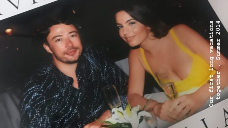 Armina Mevlani nostalgjike, kujton me një seri fotosh përvjetorin e njohjes me Shkëlzen Berishën