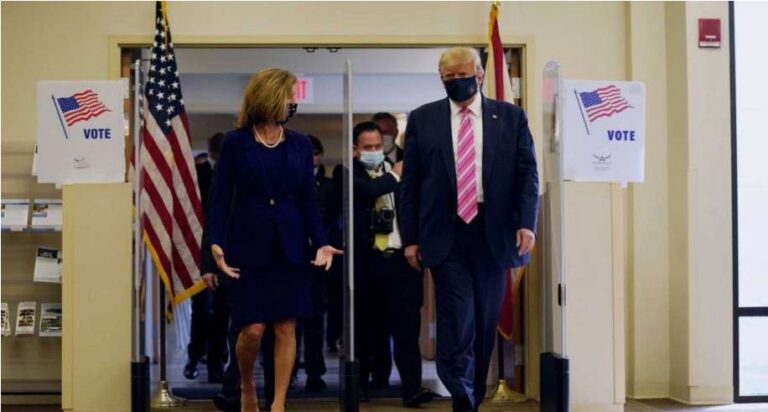 Trump voton në Florida: Një nder i madh