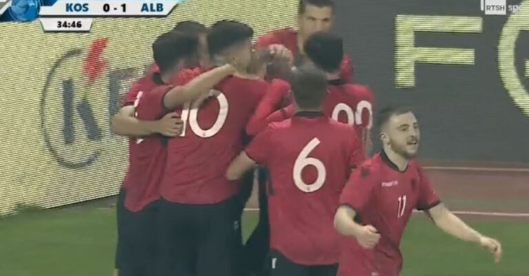 Shqipëria e U-21 fiton sërish ndaj Kosovës, vendos një gol i Çokaj (VIDEO)