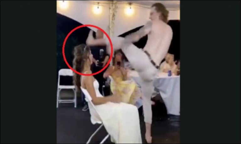 Video që po “thyen” rrjetin, dhëndri godet dhunshëm me shkelm nusen natën e dasmës