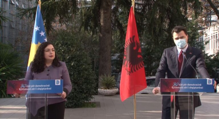 Takimi me Presidenten Osmani, Basha: Një nga vendimet e para si kryeministër, do jetë heqja e traut