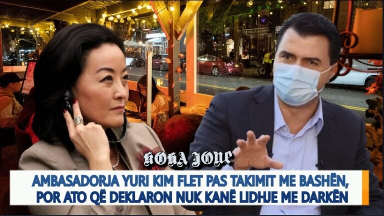 Video editorial i “Koha Jonë”: Ambasadorja Yuri Kim flet pas takimit me Bashën, por ato që deklaron nuk kanë lidhje me darkën
