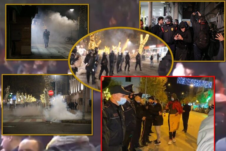 Protesta e së shtunës në Tiranë/Policia: 1 i ri në pranga, nën hetim 18 të tjerë