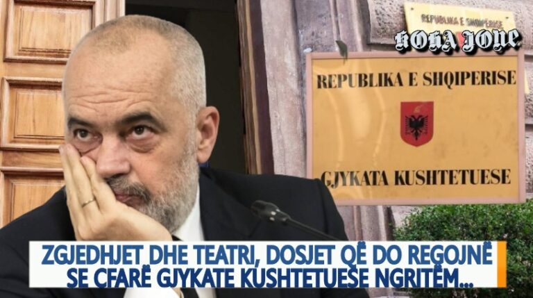Video editorial i “Koha Jonë”: Zgjedhjet dhe Teatri, dosjet që do tregojnë se çfarë Gjykate Kushtetuese ngritëm…