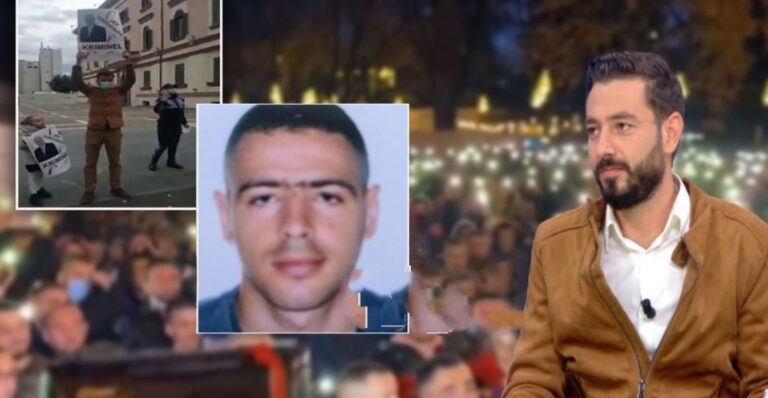 Në protestë me vajzën 5-vjeçare, djali ish-kryeministrit: Dua të ikë Lleshaj. Më thanë “do vijë shefi…”