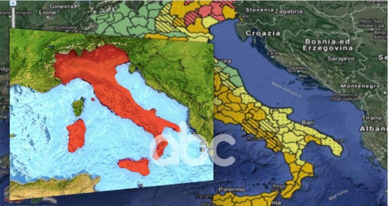 Alarm i kuq në Itali, vendi fqinj pritet të përfshihet nga stuhi të forta shiu dhe dëbore