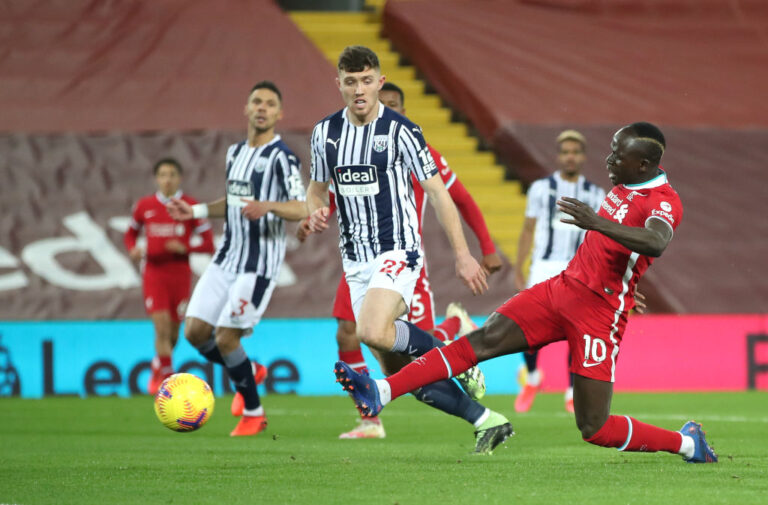 Liverpooli zhbllokon sfidën ndaj West Brom me një super gol të Mane (VIDEO)
