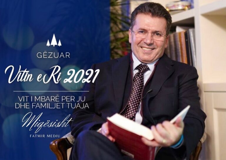 Një urim ndryshe nga Fatmir Mediu: 2021-shi të jetë Viti i rikthimit në rrugën tonë Europiane